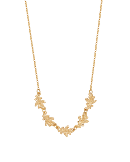 Gold Oak Leaf Choker