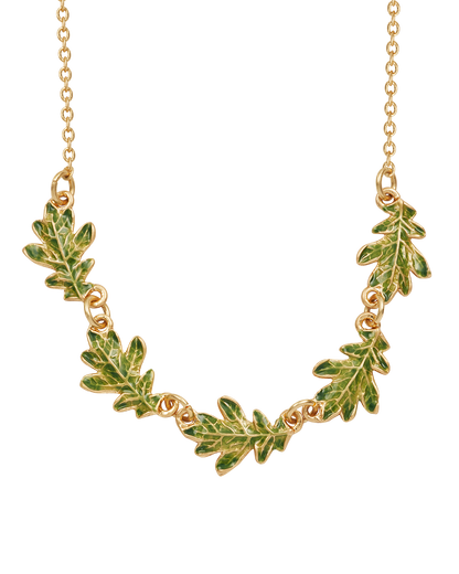 Gold Oak Leaf Choker