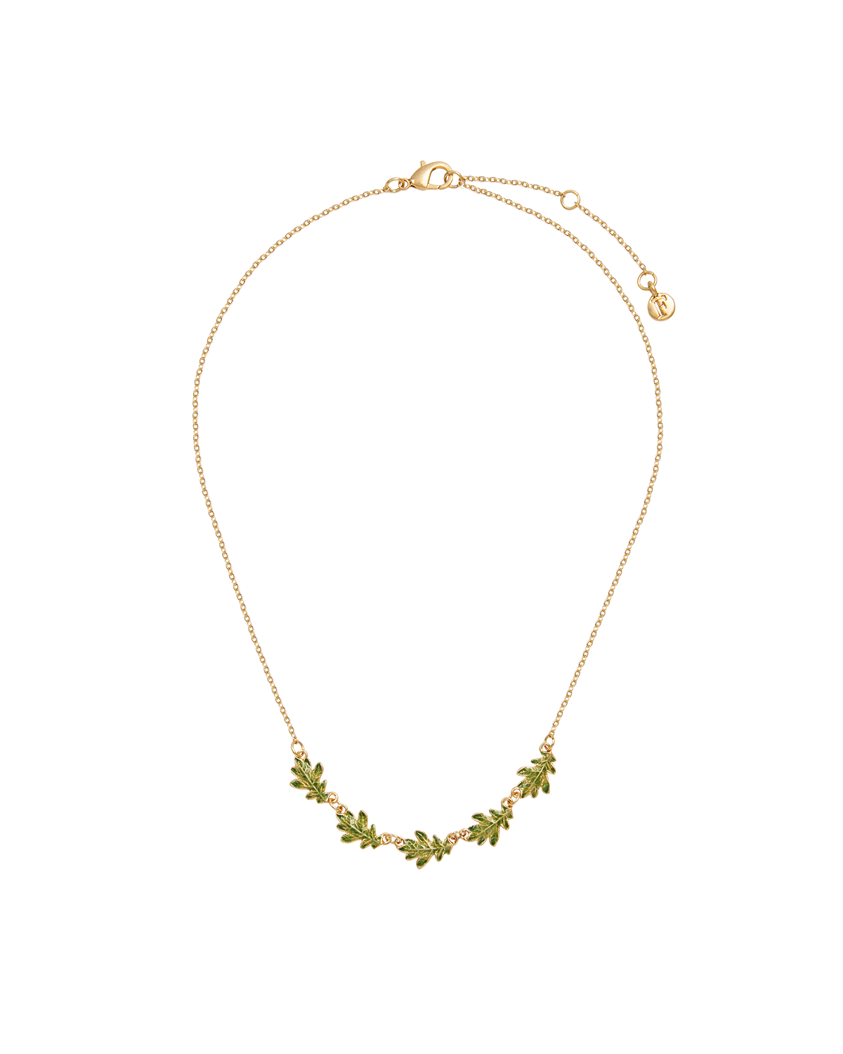 Gold Oak Leaf Choker