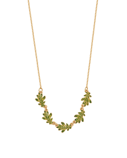 Gold Oak Leaf Choker
