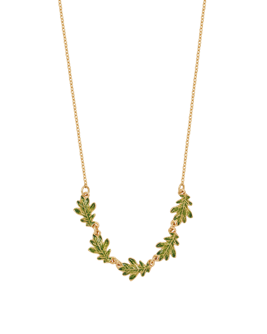 Gold Oak Leaf Choker