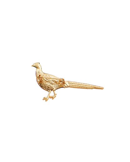 Gold Pheasant Brooch