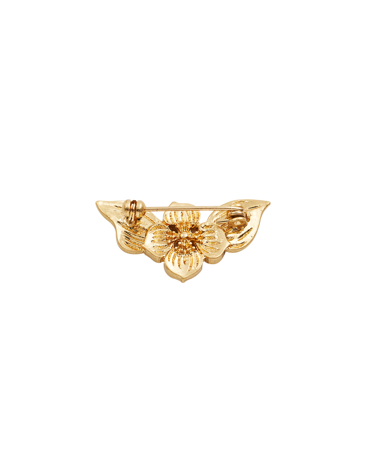 Gold Poppy Anemone Brooch