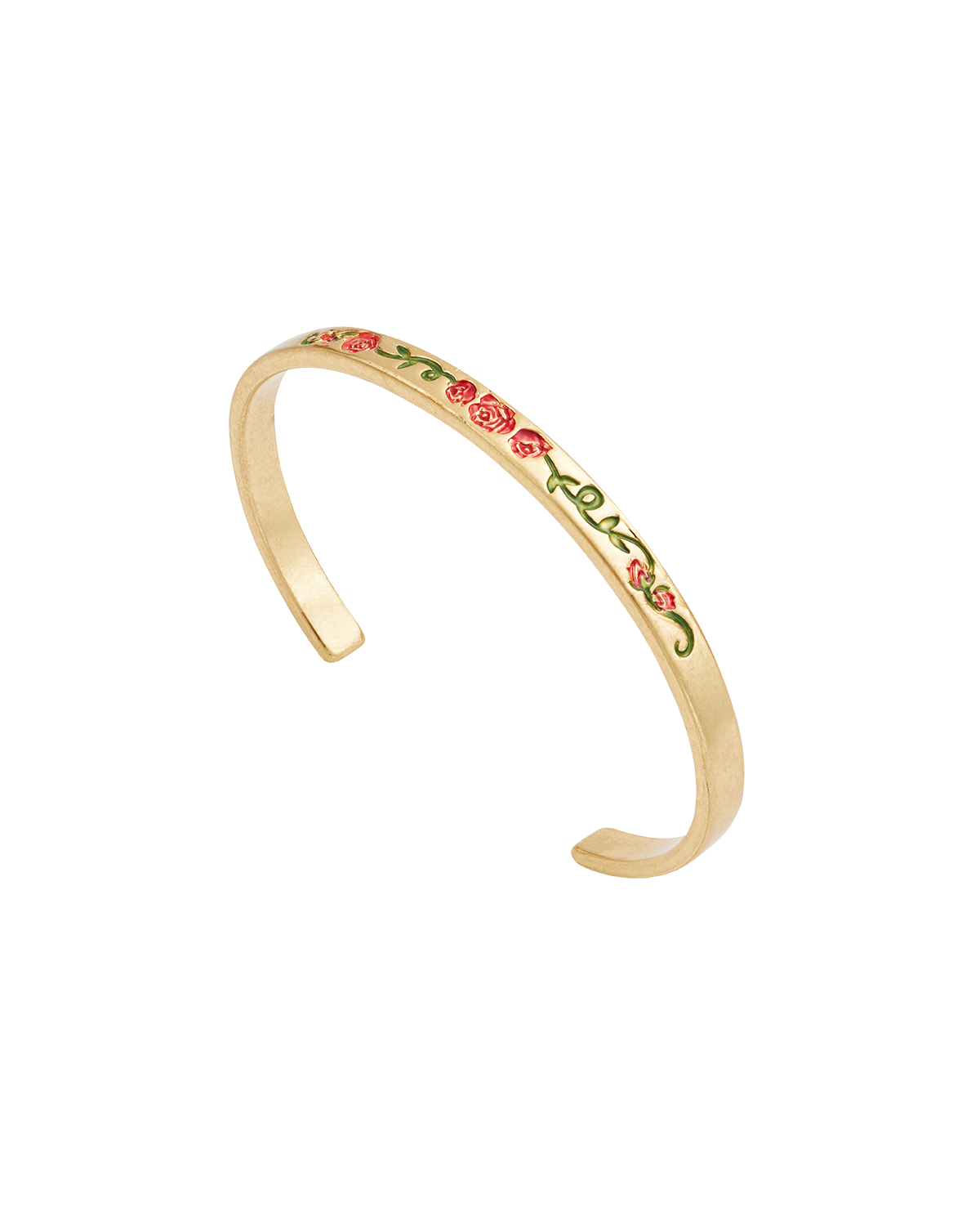 Gold English Rose Bangle