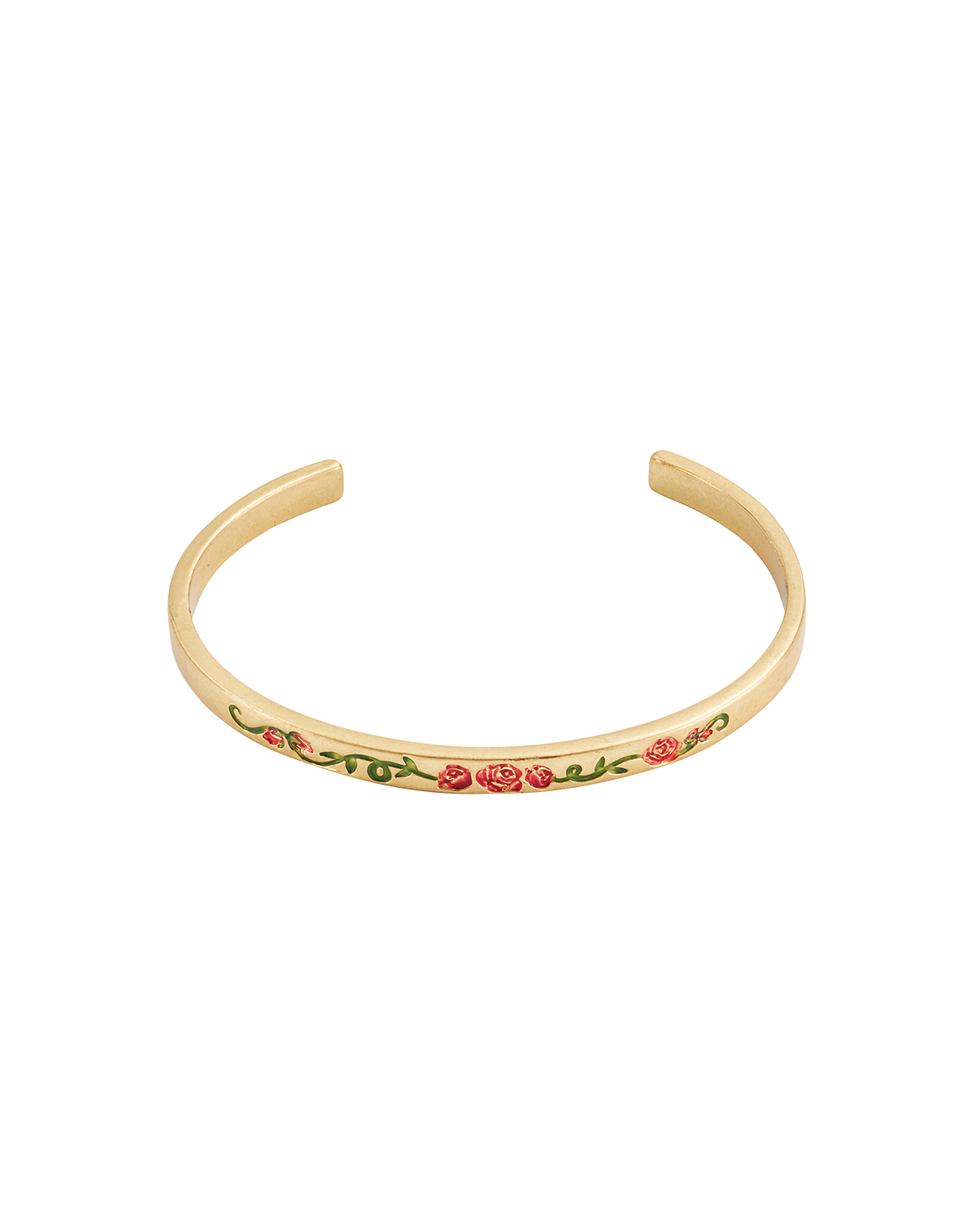 Gold English Rose Bangle