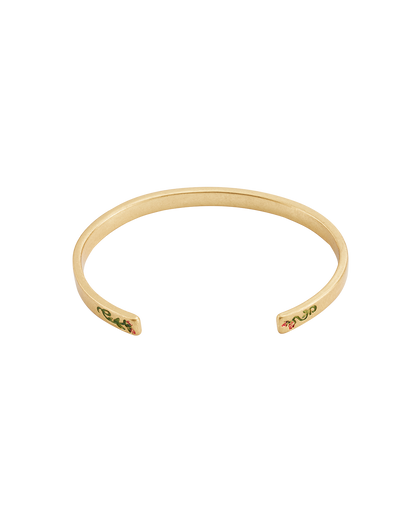 Gold English Rose Bangle