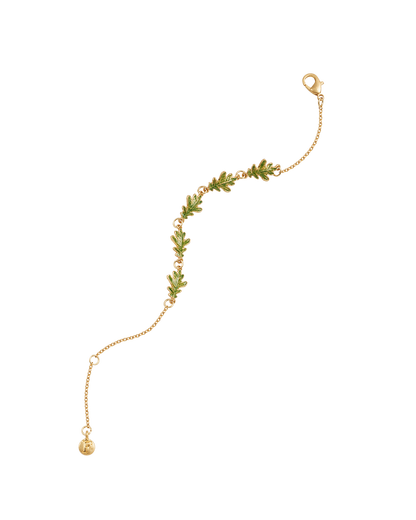 Gold Oak Leaf Bracelet