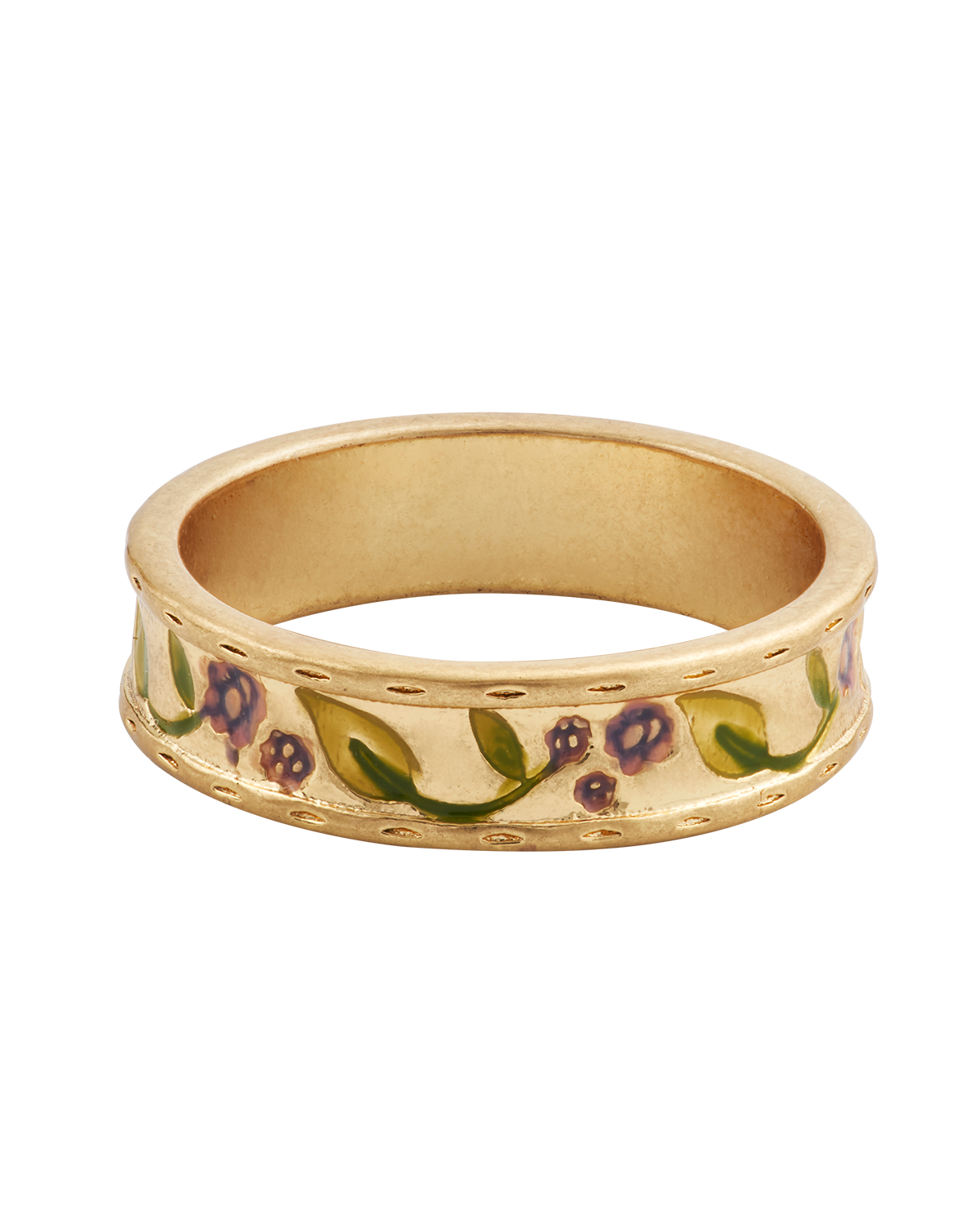 Gold Blackberry Bramble Ring