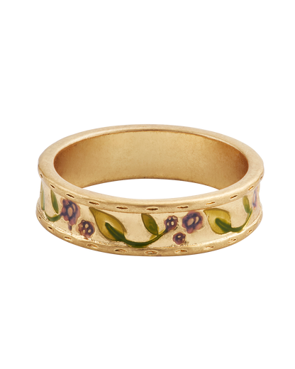 Gold Blackberry Bramble Ring