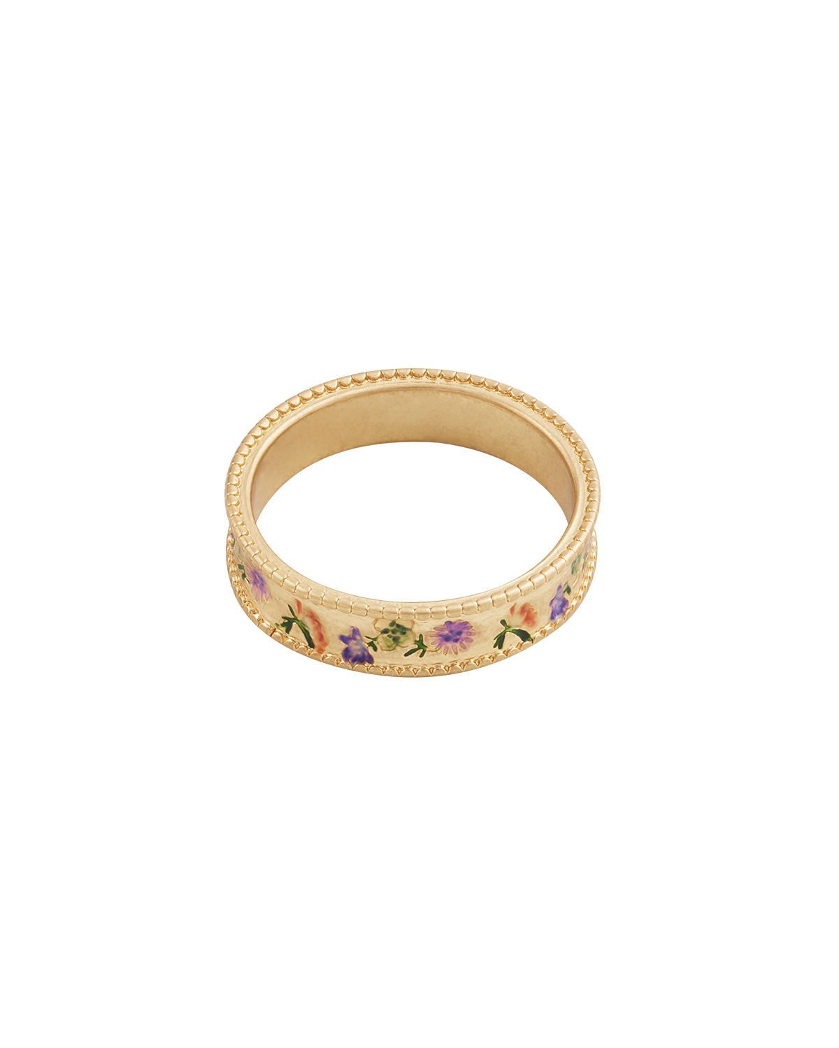 Gold Folksy Floral Ring