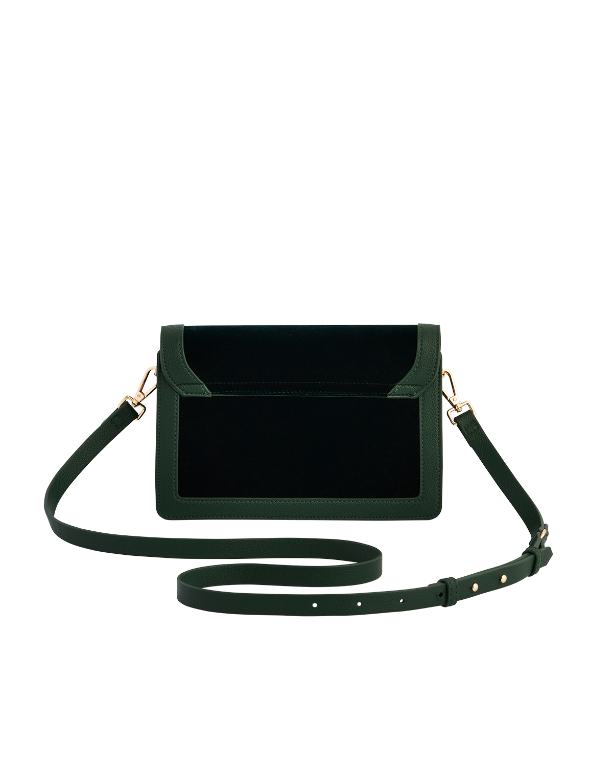 Green Fawn Embroidered Crossbody Bag