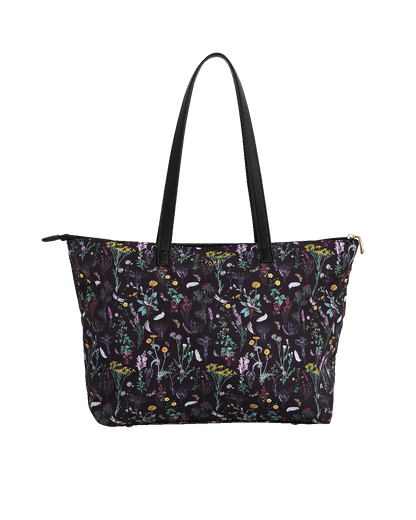 Black Wilderness Grab Tote Large