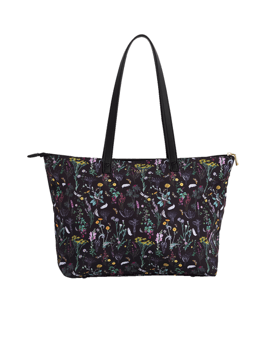Black Wilderness Grab Tote Large