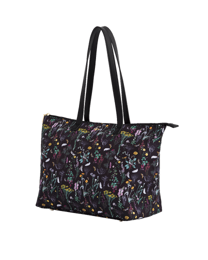 Black Wilderness Grab Tote Large
