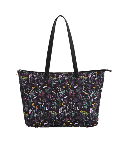 Black Wilderness Grab Tote Large