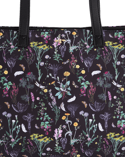 Black Wilderness Grab Tote Large