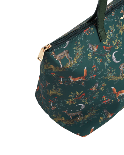 Green Into the Woods Grab Tote