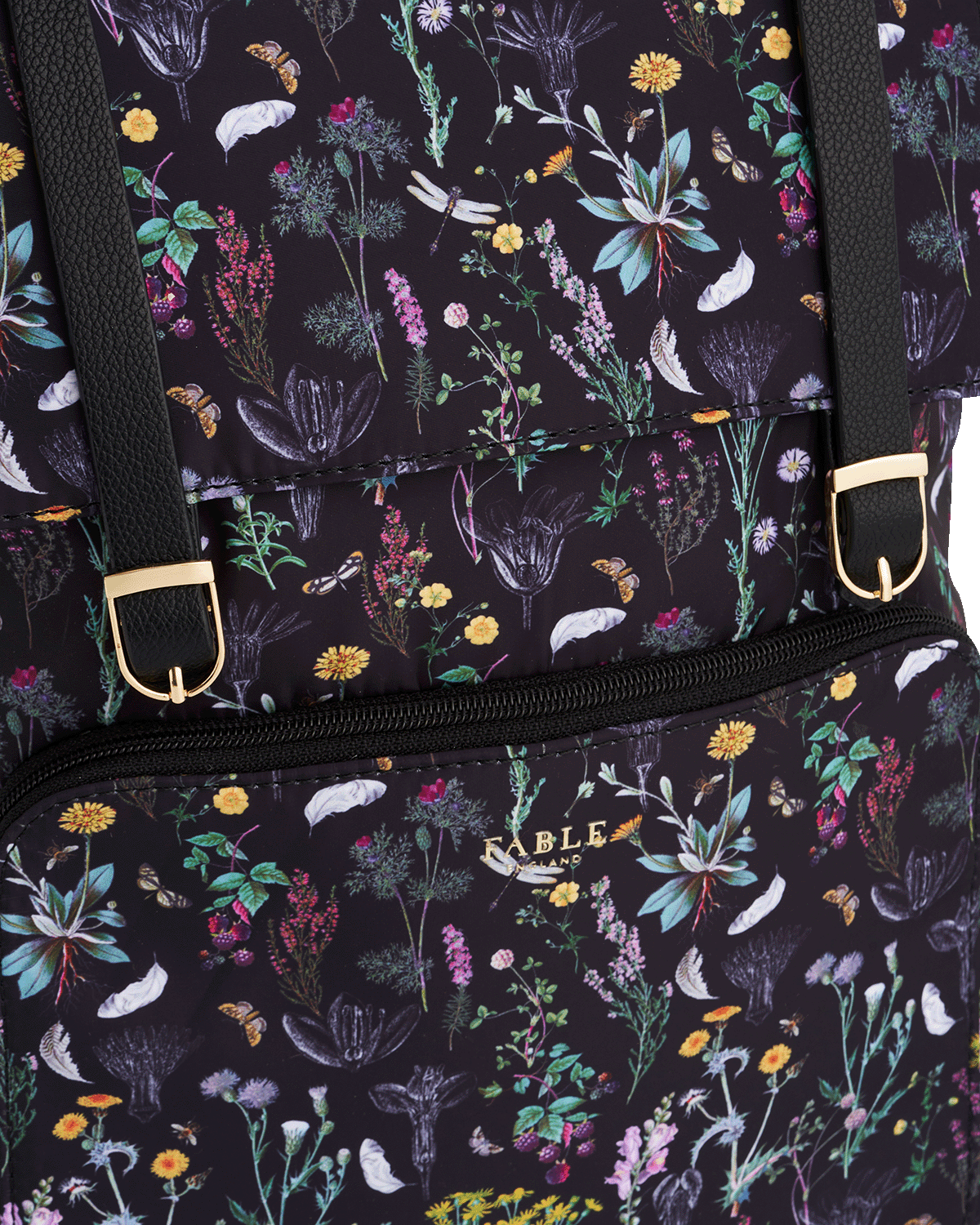Black Wilderness Buckle Backpack