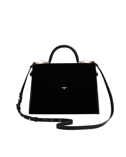 Black Structured Tote Medium