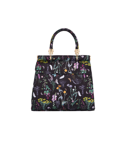Black Wilderness Mini Top Handle Tote