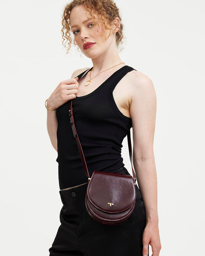 Cherry Red Saddle Bag