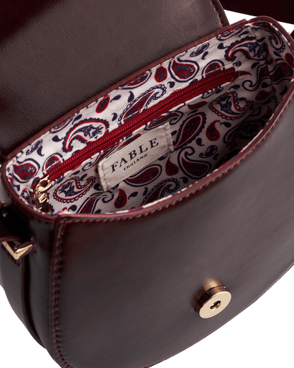 Cherry Red Saddle Bag