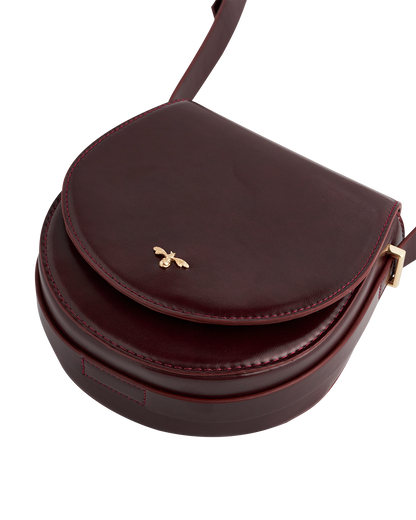 Cherry Red Saddle Bag