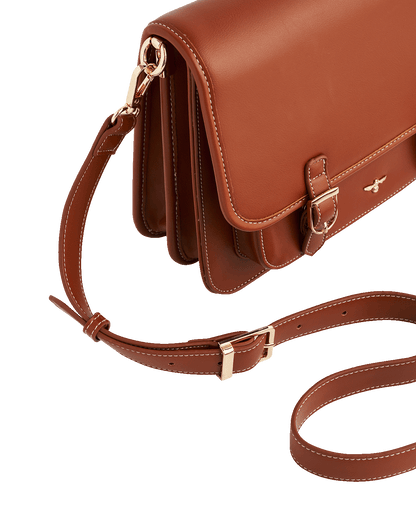 Tan Classic Satchel