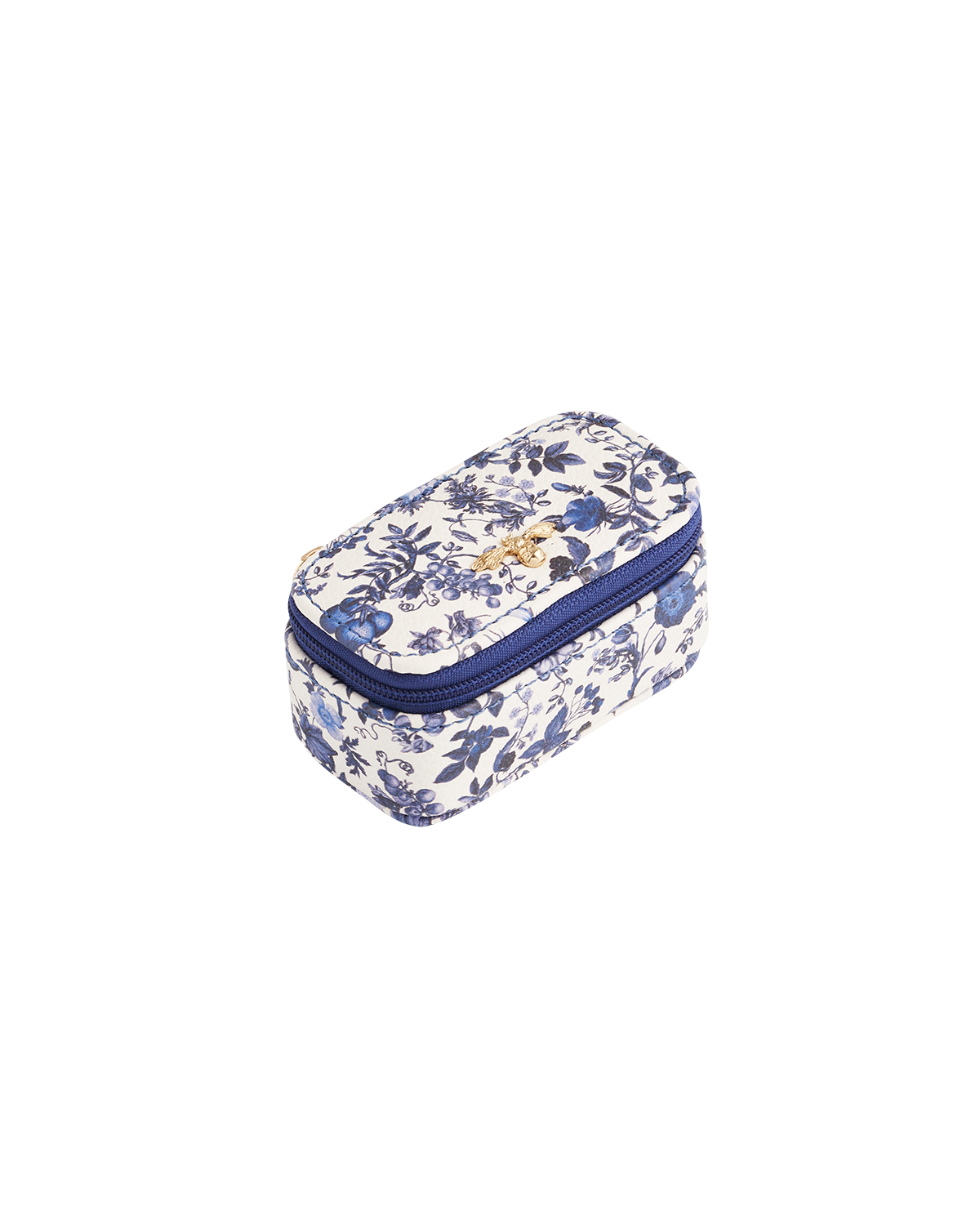 Blue Ditsy Jewellery Box Mini