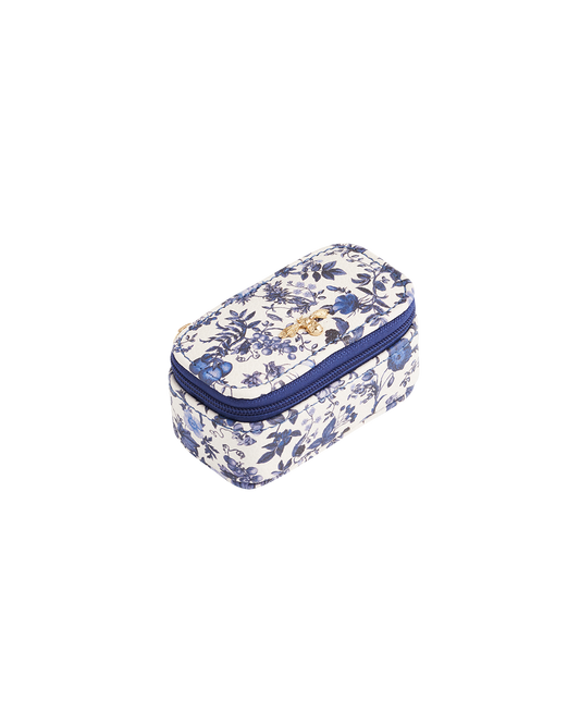 Blue Ditsy Jewellery Box Mini