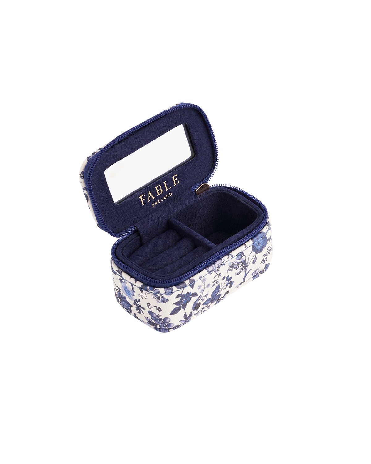 Blue Ditsy Jewellery Box Mini