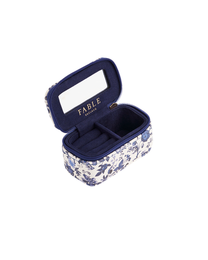 Blue Ditsy Jewellery Box Mini