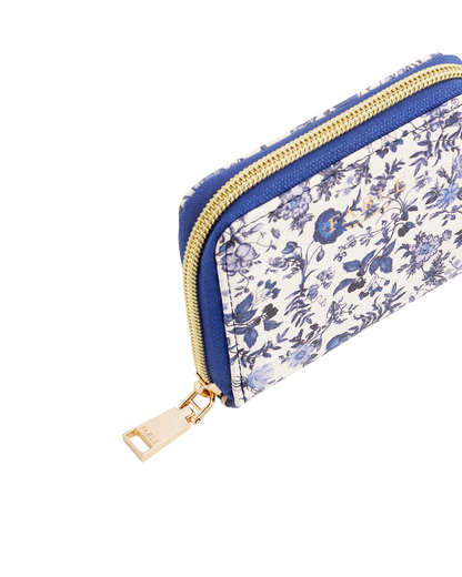 Blue Ditsy Purse Small