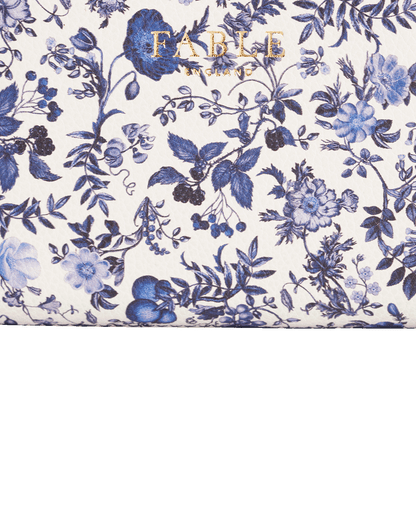 Blue Ditsy Purse Small