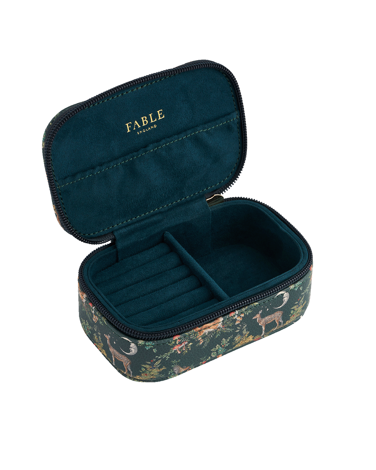 Green Into the Woods Jewellery Box Small