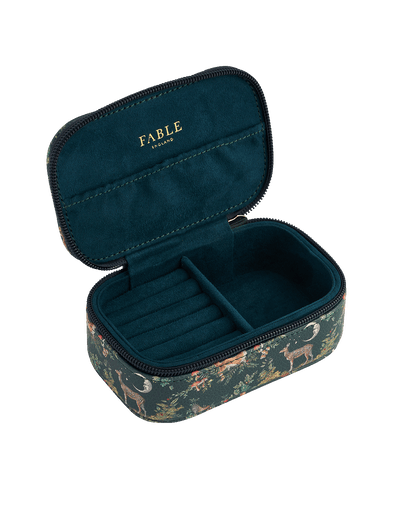 Green Into the Woods Jewellery Box Small