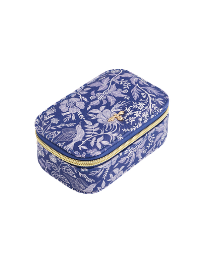 Blue Ditsy Jewellery Box Small