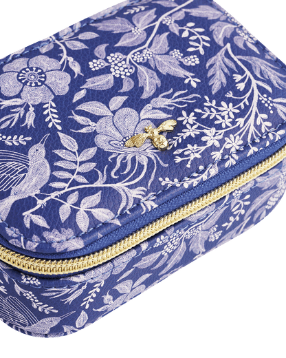 Blue Ditsy Jewellery Box Small