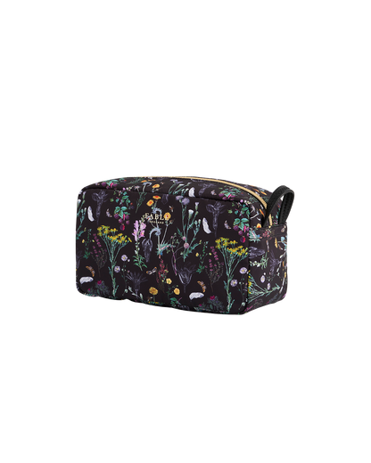 Black Wilderness Cosmetic Bag