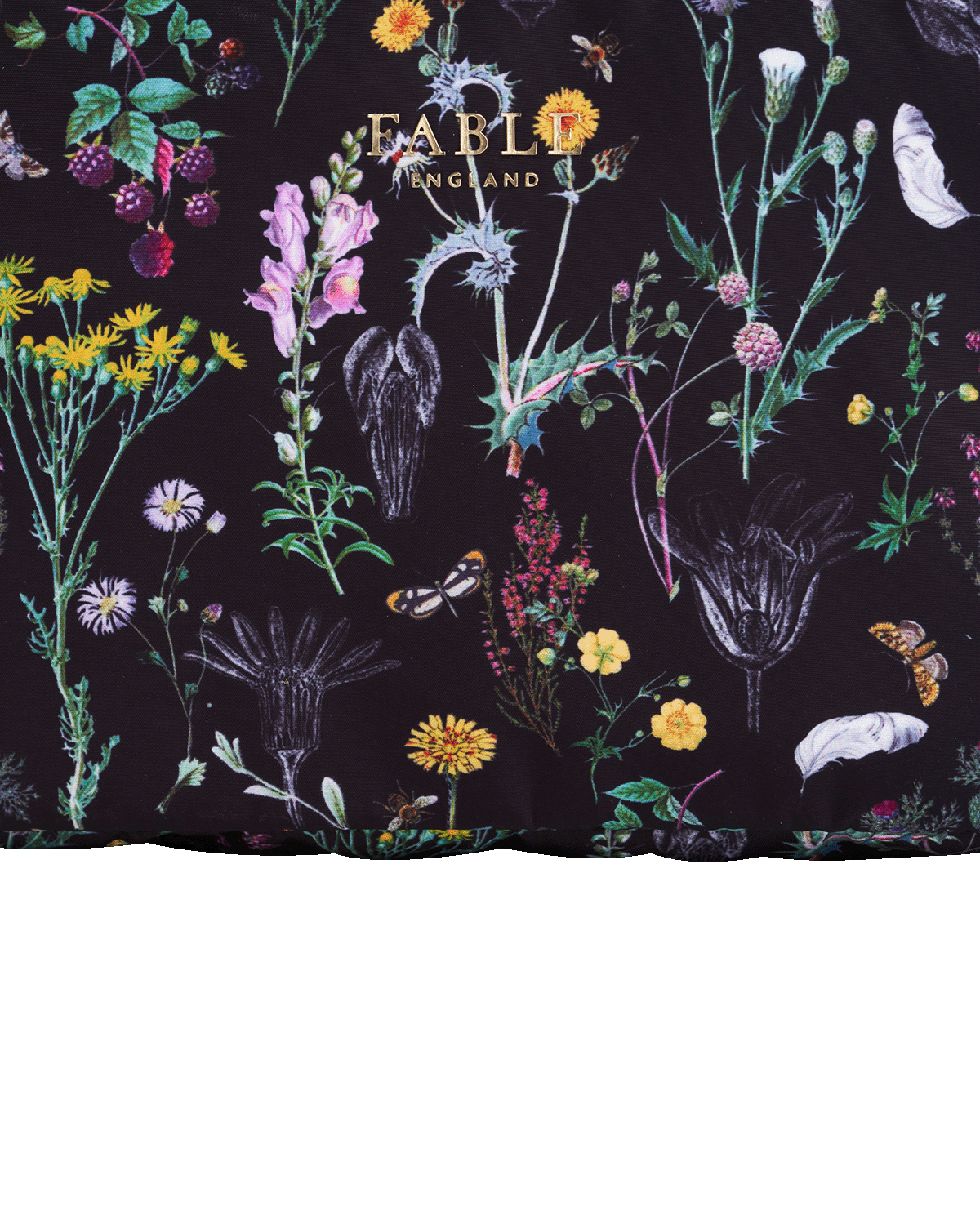 Black Wilderness Cosmetic Bag