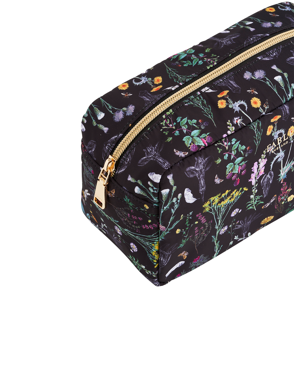 Black Wilderness Cosmetic Bag