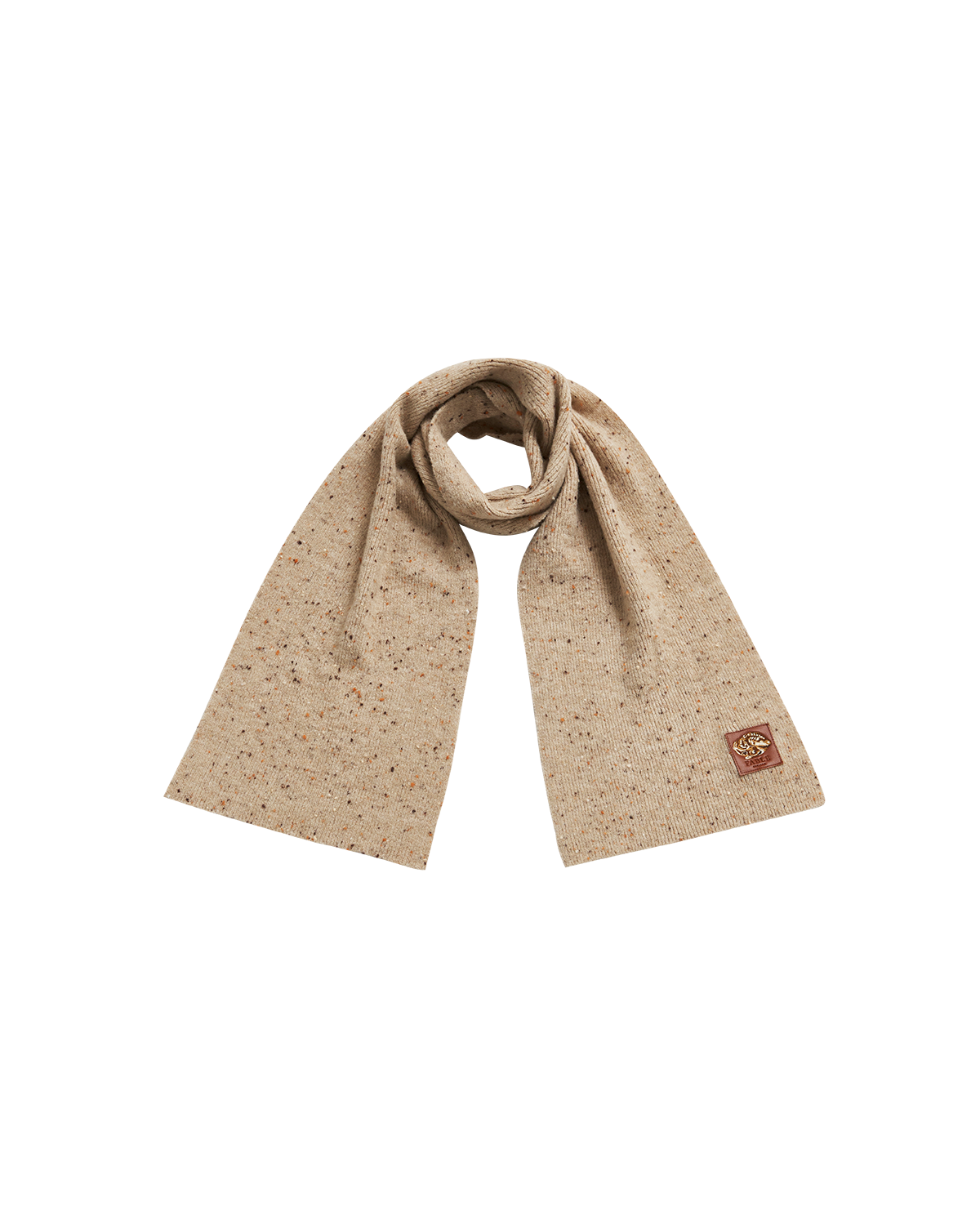 Taupe Knitted Scarf