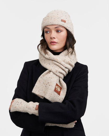 Taupe Knitted Scarf
