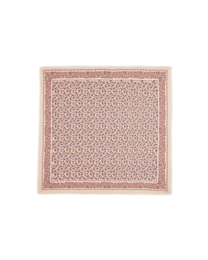 Caramel Paisley Folk Square Scarf