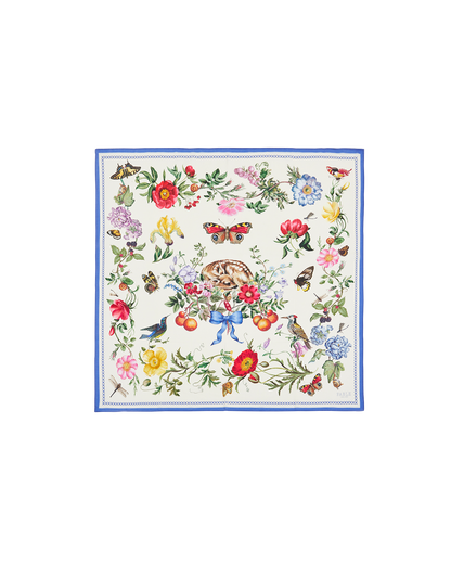 Agnes Tales Square Silk Blend Scarf