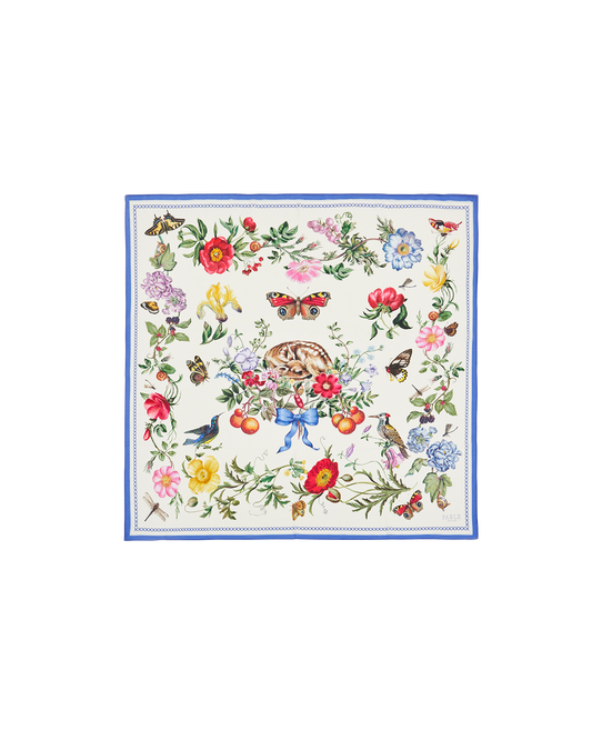 Agnes Tales Square Silk Blend Scarf