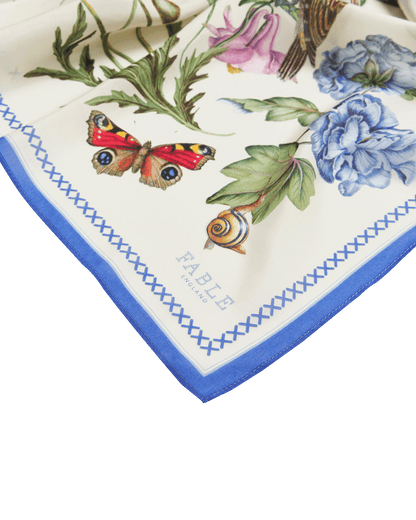 Agnes Tales Square Silk Blend Scarf