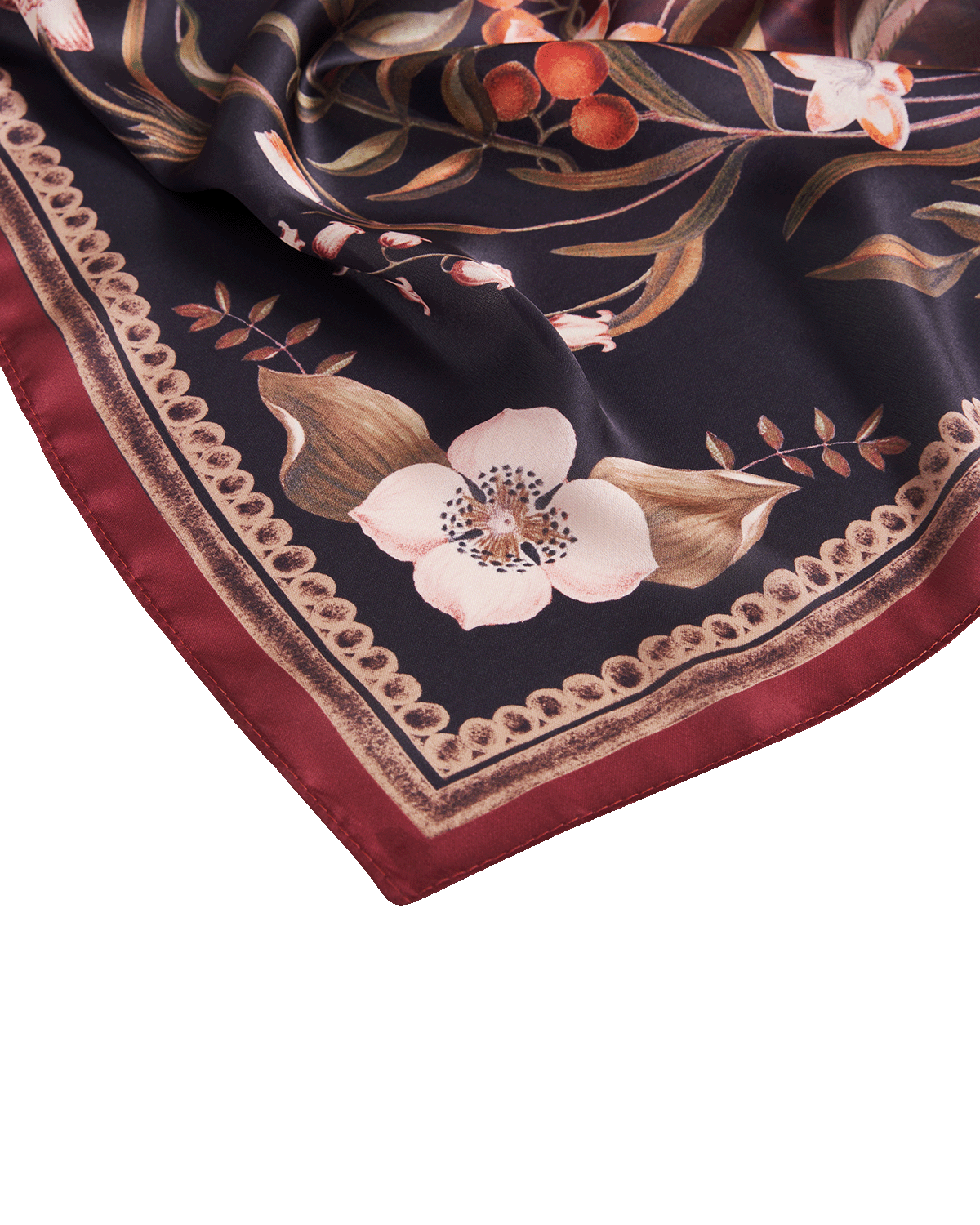 Peach Aurora Tales Square Scarf