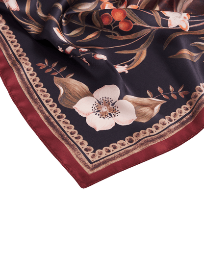 Peach Aurora Tales Square Scarf
