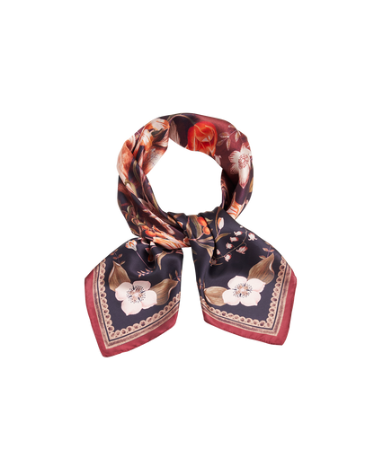 Peach Aurora Tales Square Scarf